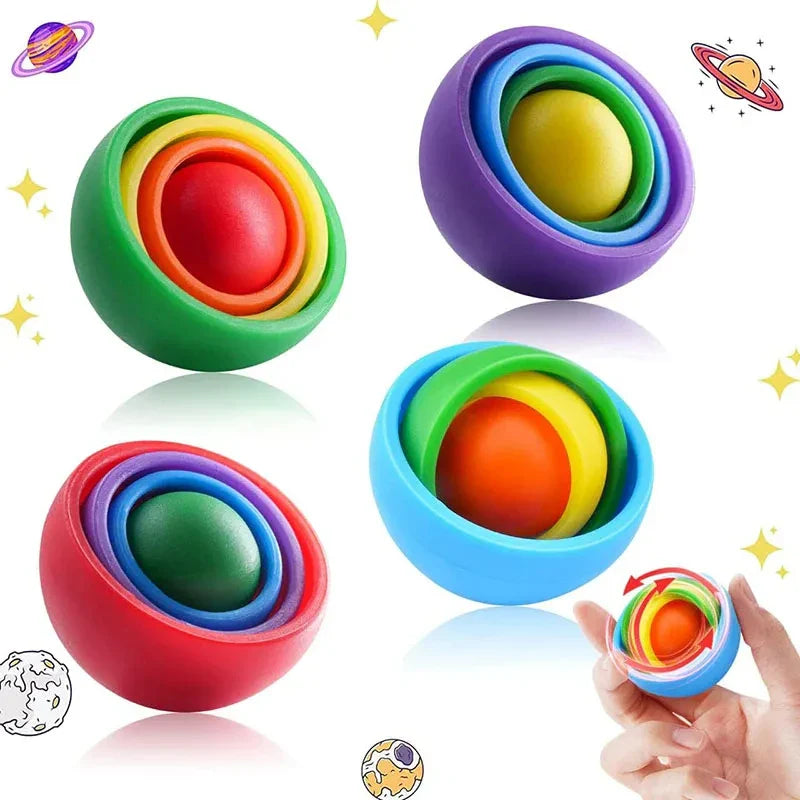 3D Rotation Fidget Gyro Spinner Toy-0