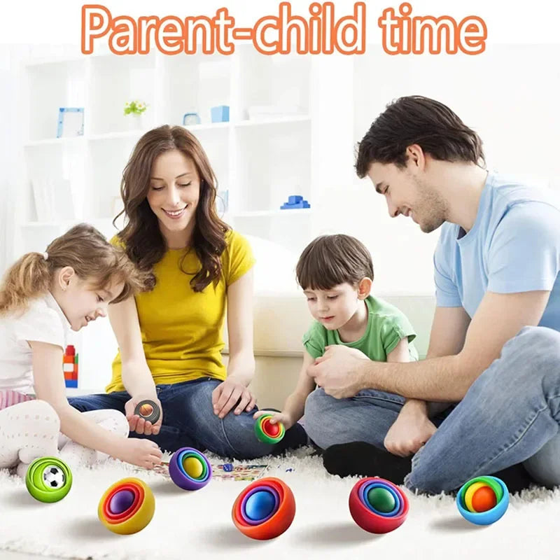 3D Rotation Fidget Gyro Spinner Toy-1