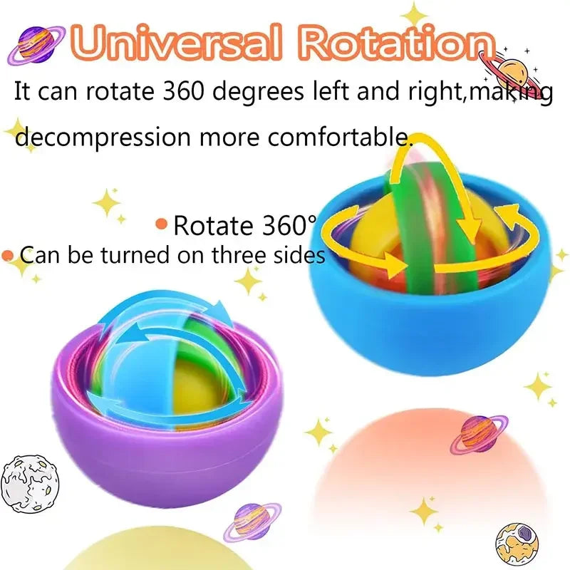 3D Rotation Fidget Gyro Spinner Toy-4