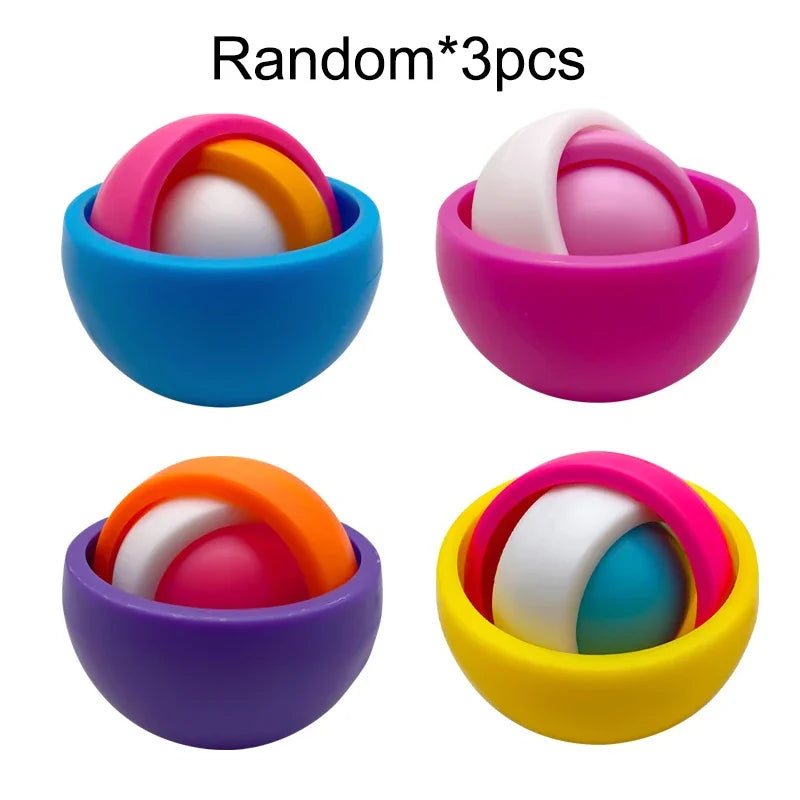 3D Rotation Fidget Gyro Spinner Toy-5