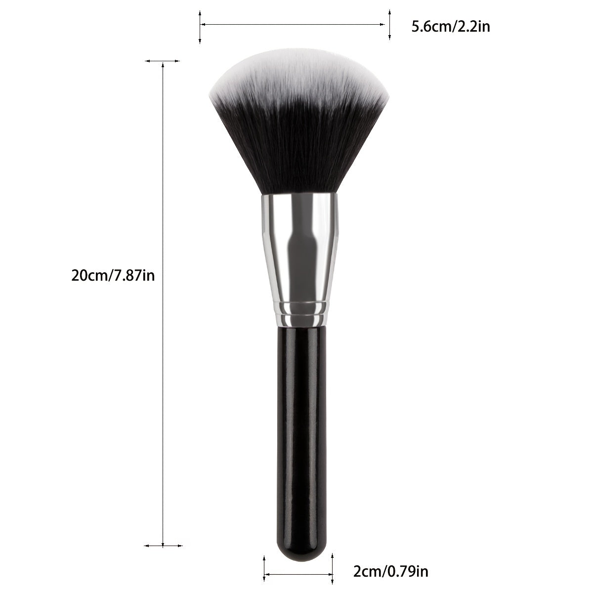 40 PCS Professional Makeup Brush Set – Face & Eye Brushes with Soft Synthetic Bristles-4