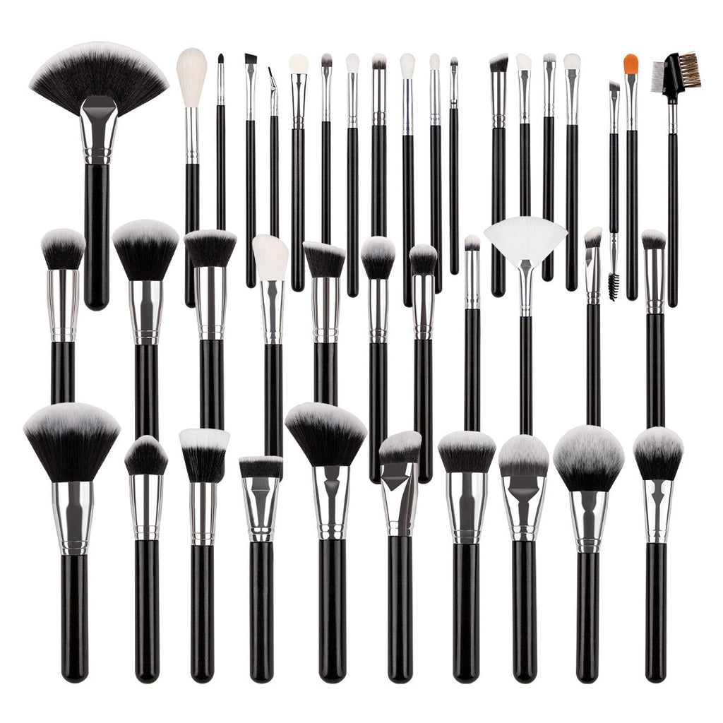 40 PCS Professional Makeup Brush Set – Face & Eye Brushes with Soft Synthetic Bristles-2